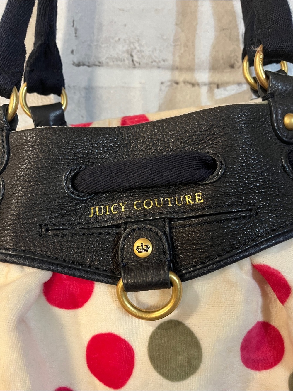 Juicy couture vintage y2k large velour daydreamer purse - Picture 2 of 12